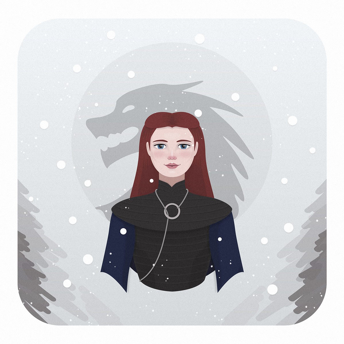 Ilustración de Sansa Stark