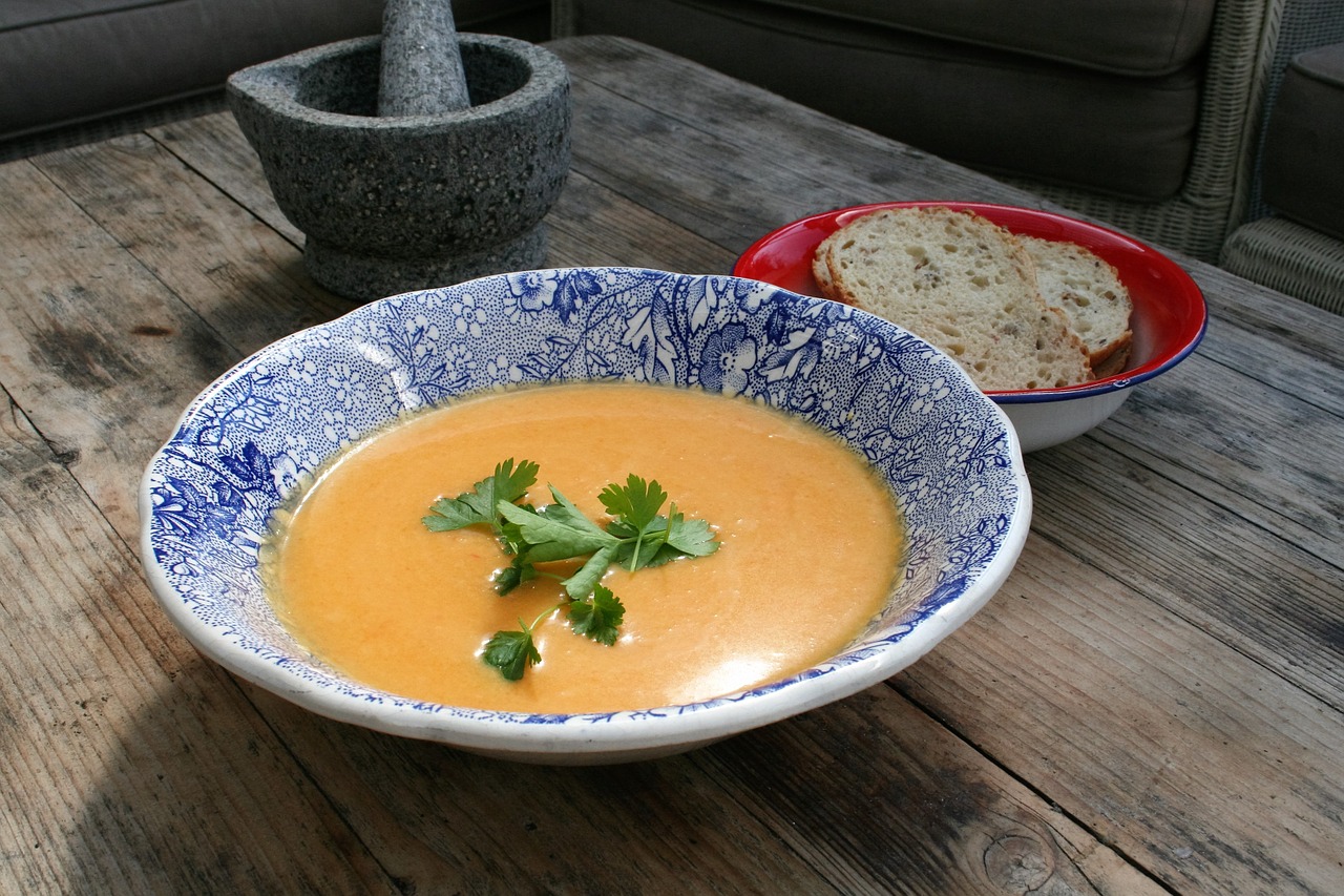 foto de una sopa